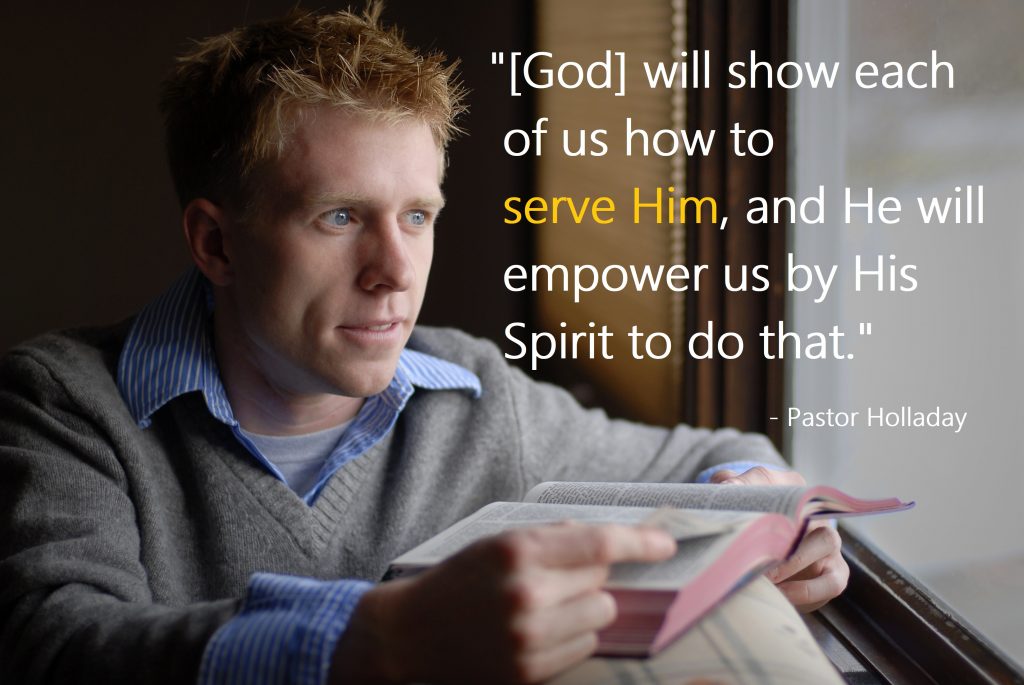 Picture of young man reading Bible - Grace Fellowship Church, Kennett Square Pa